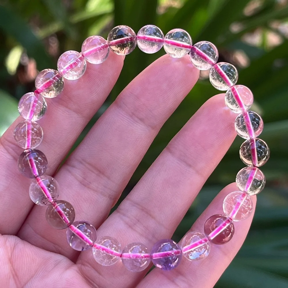 8mm stretchable super seven‎ bracelet